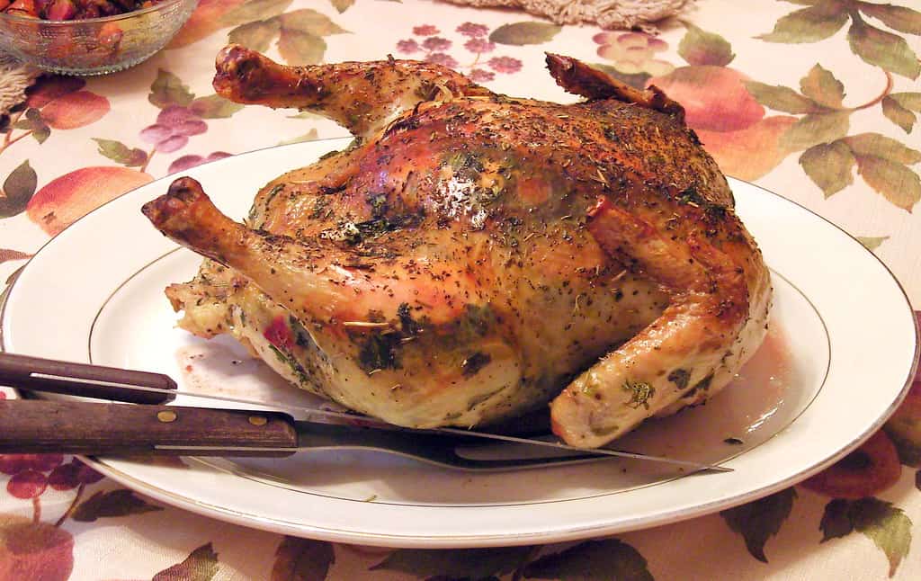A Whole Rotisserie Chicken