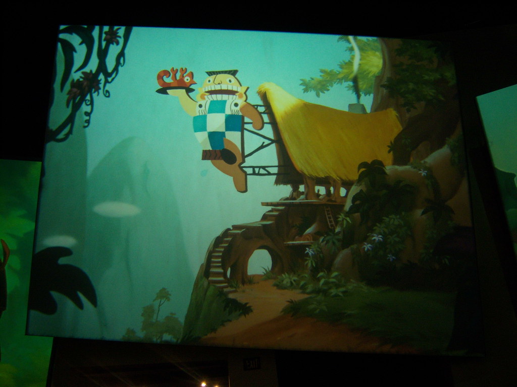 Emperor's New Groove projections at Disney Animation