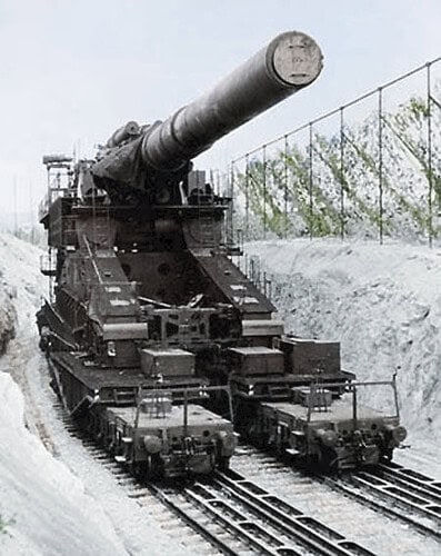 Schwerer Gustav: The 1,350-Ton Railway Gun