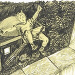 What young man fell from a third-story window while Paul was speaking?