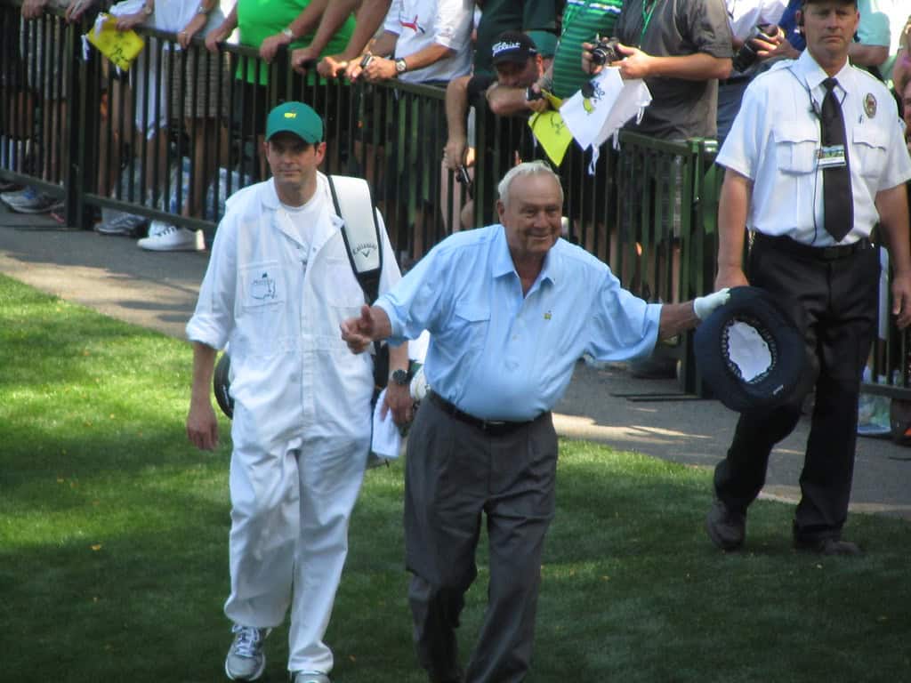 “Success in golf depends less on strength of body than upon strength of mind and character.” — Arnold Palmer
