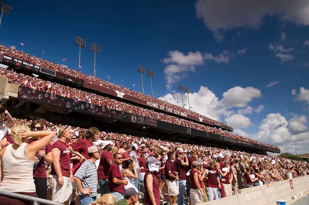 6. Kyle Field: 102,733 Capacity
