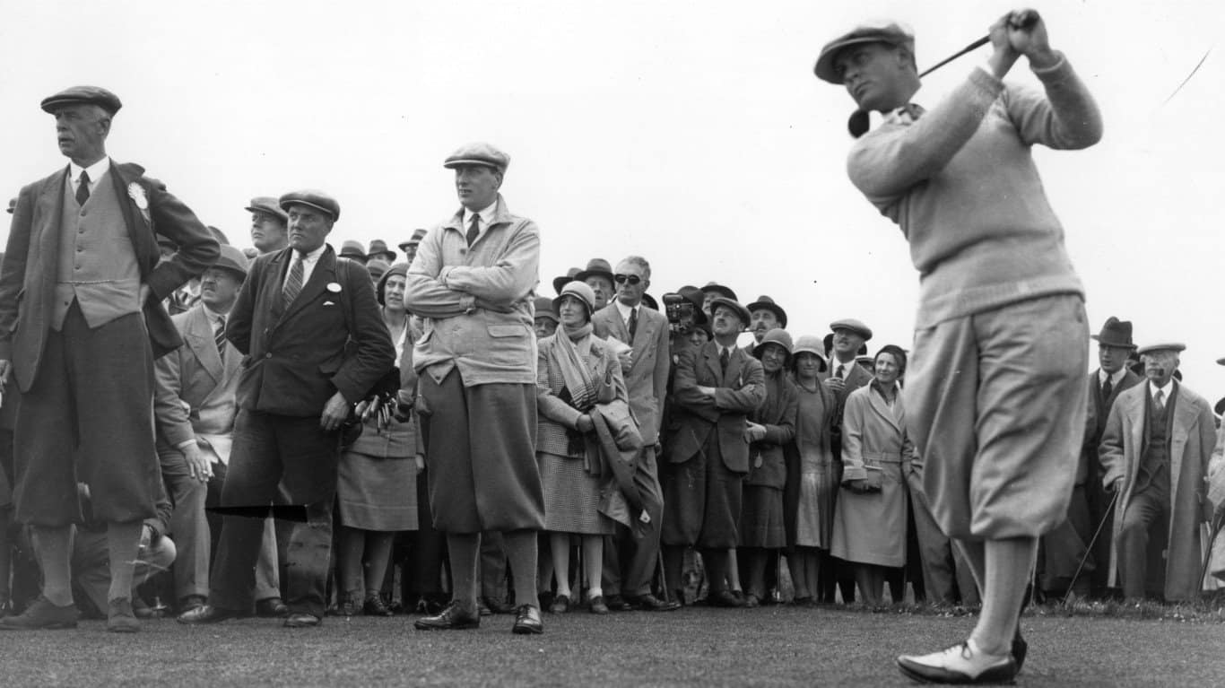 “Golf is a game that is played on a five-inch course—the distance between your ears.” — Bobby Jones