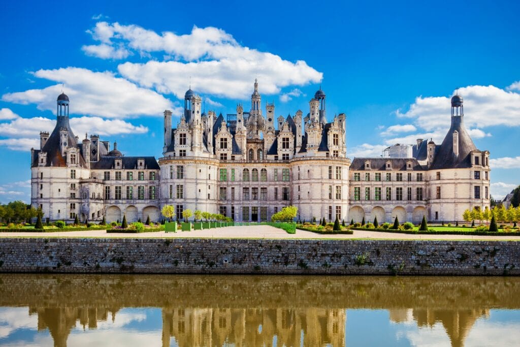 Chateau de Chambord is the largest castle in the Loire valley, France