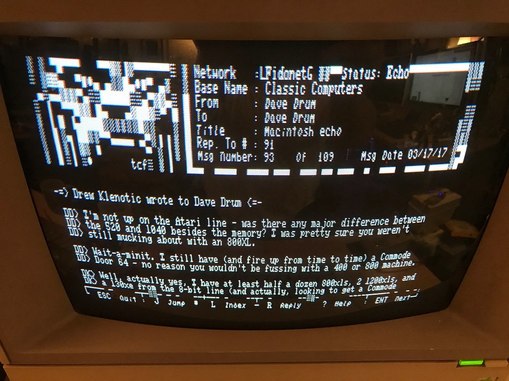 FidoNet Connected Separate Bulletin Boards