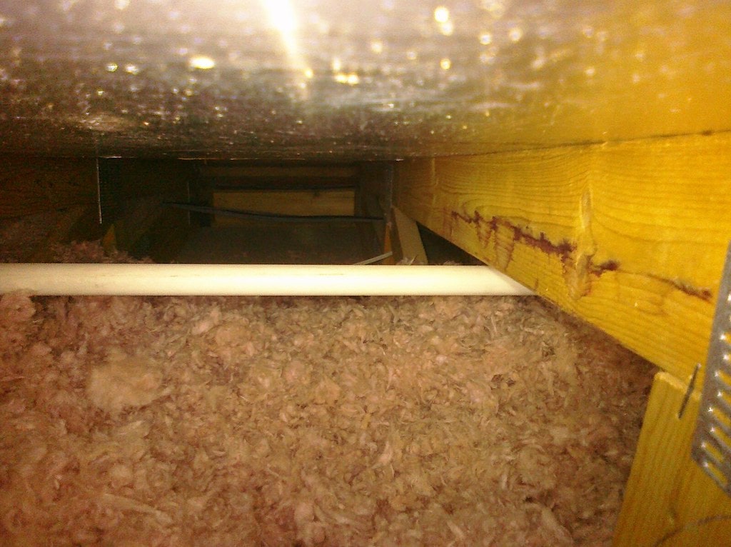 While in the crawlspace, I found an insulation #fail