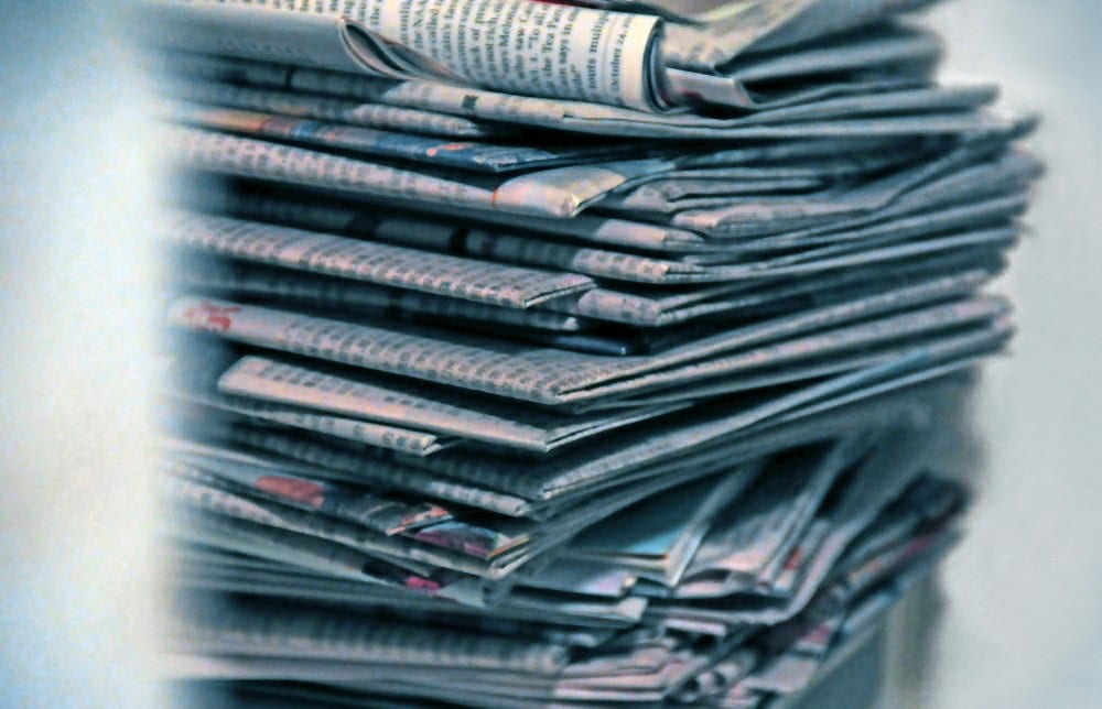Old newspapers