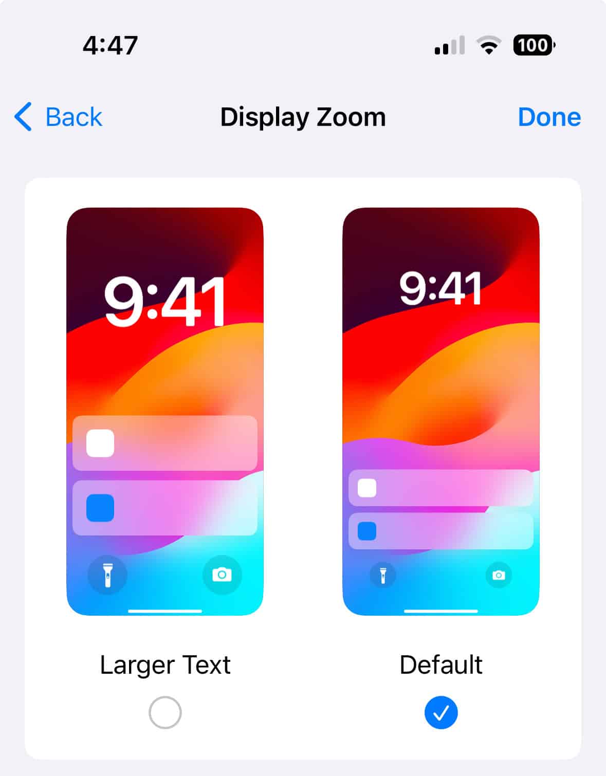 Make Everything on the iPhone Bigger