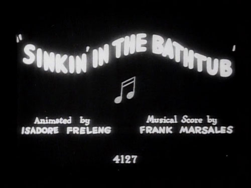 Looney Tunes: Sinkin' in the Bathtub (1930)