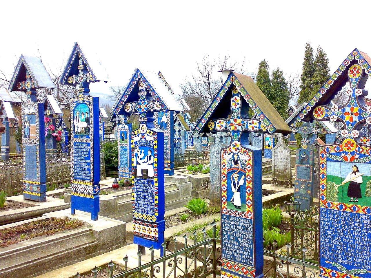 Romania's Merry Cemetery