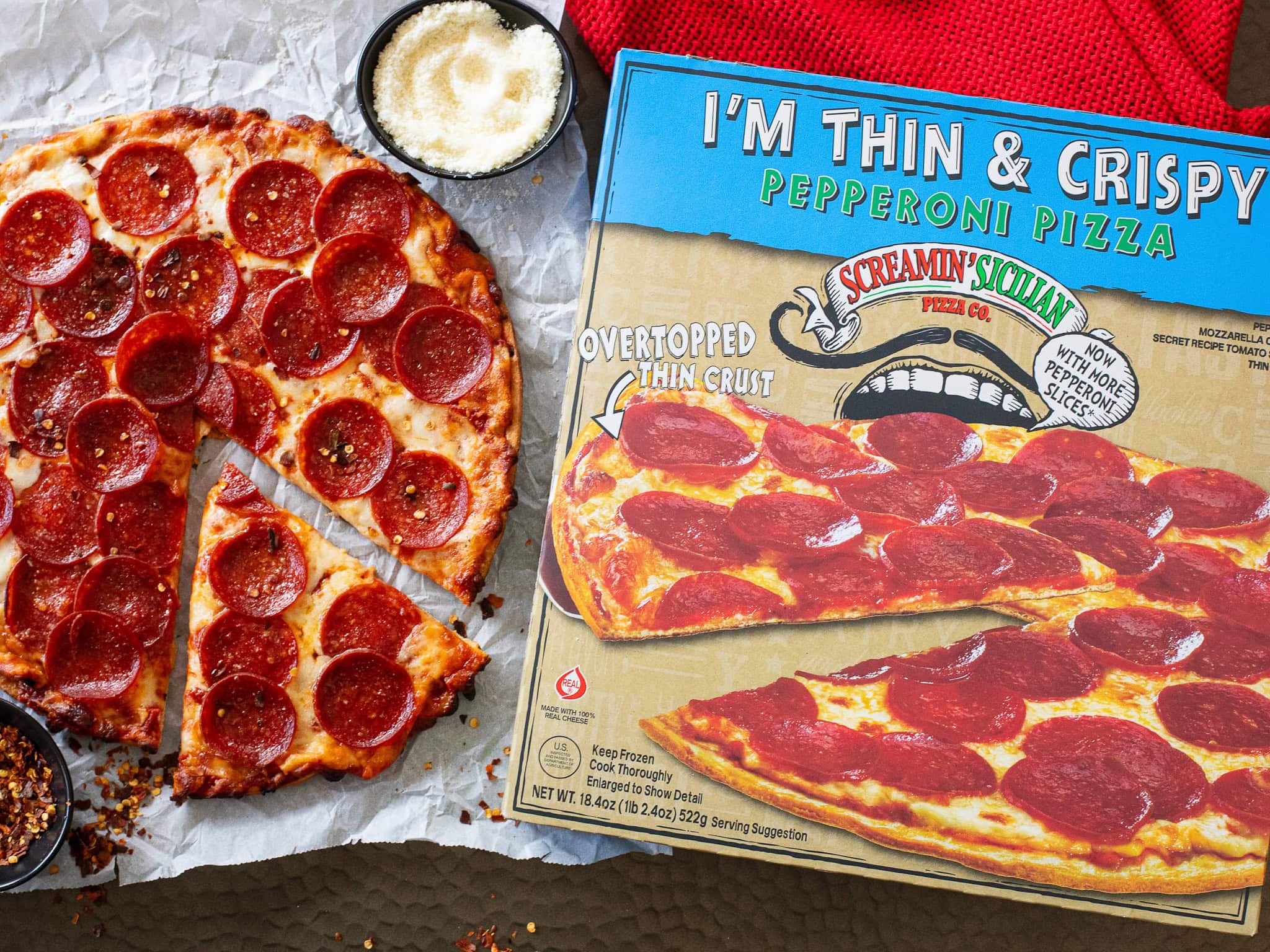 Screamin' Sicilian Thin & Crispy Cheese Pizza