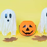 Hanging Fabric Ghosts
