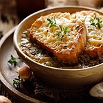 Angel Hair and Three Onion Soup