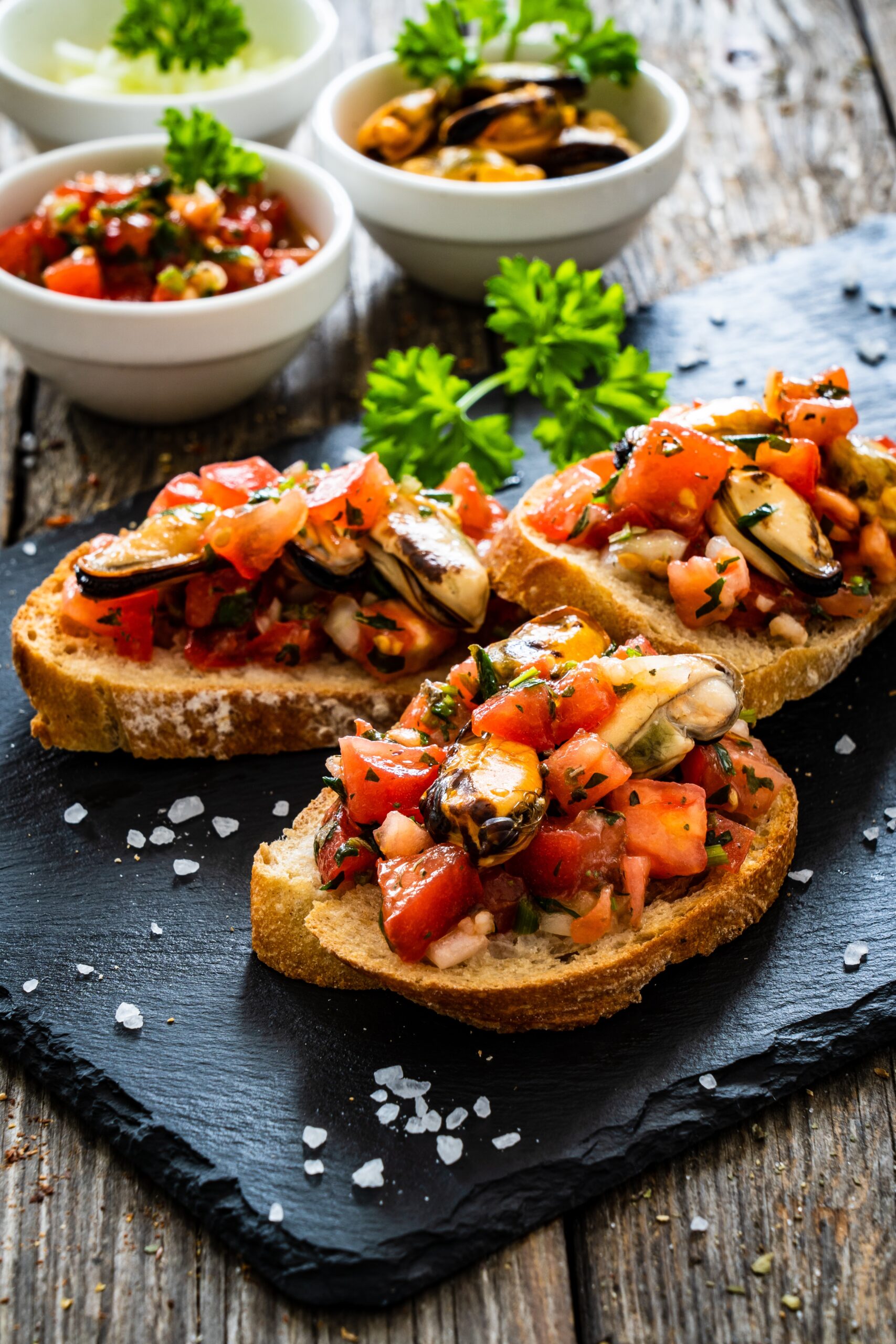 Clams Bruschetta