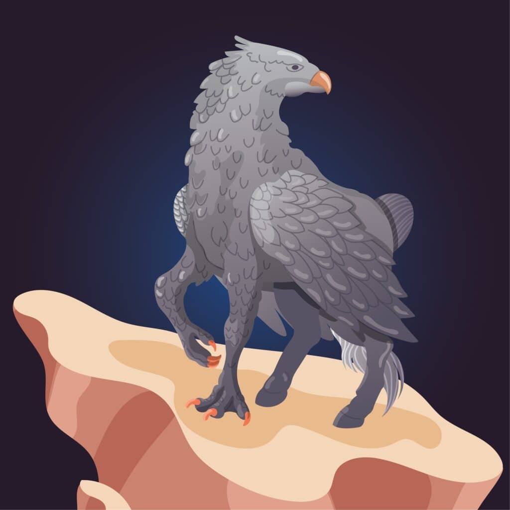 Hippogriff Mythological animal Fantasy character Vector