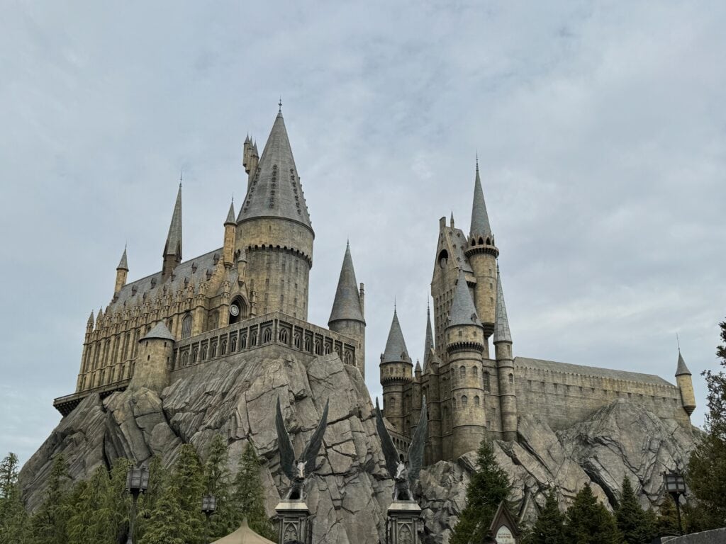 Hogwarts Castle inside Universal Studios