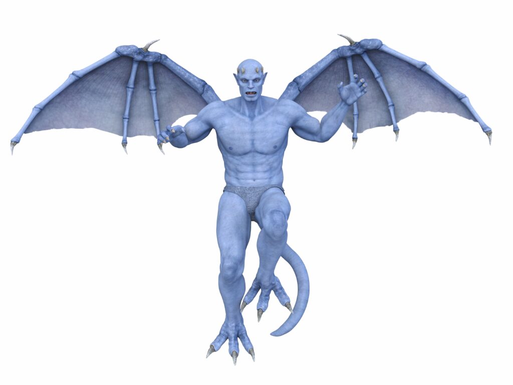 3D rendering of a demon