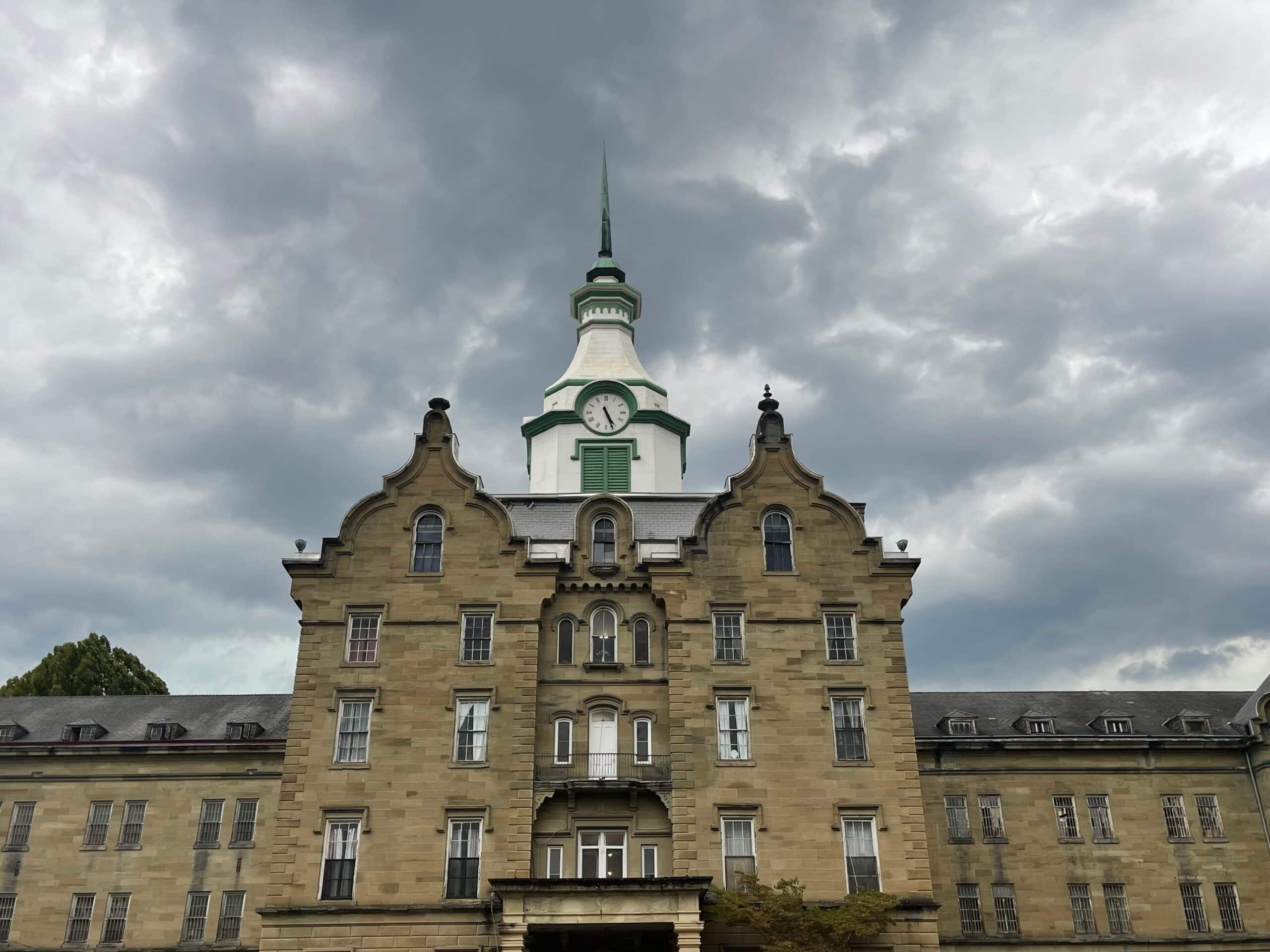 Trans-Allegheny Lunatic Asylum With storm