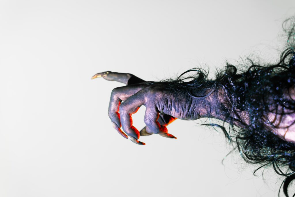 scary hand with claws wolf werewolf monster paw 